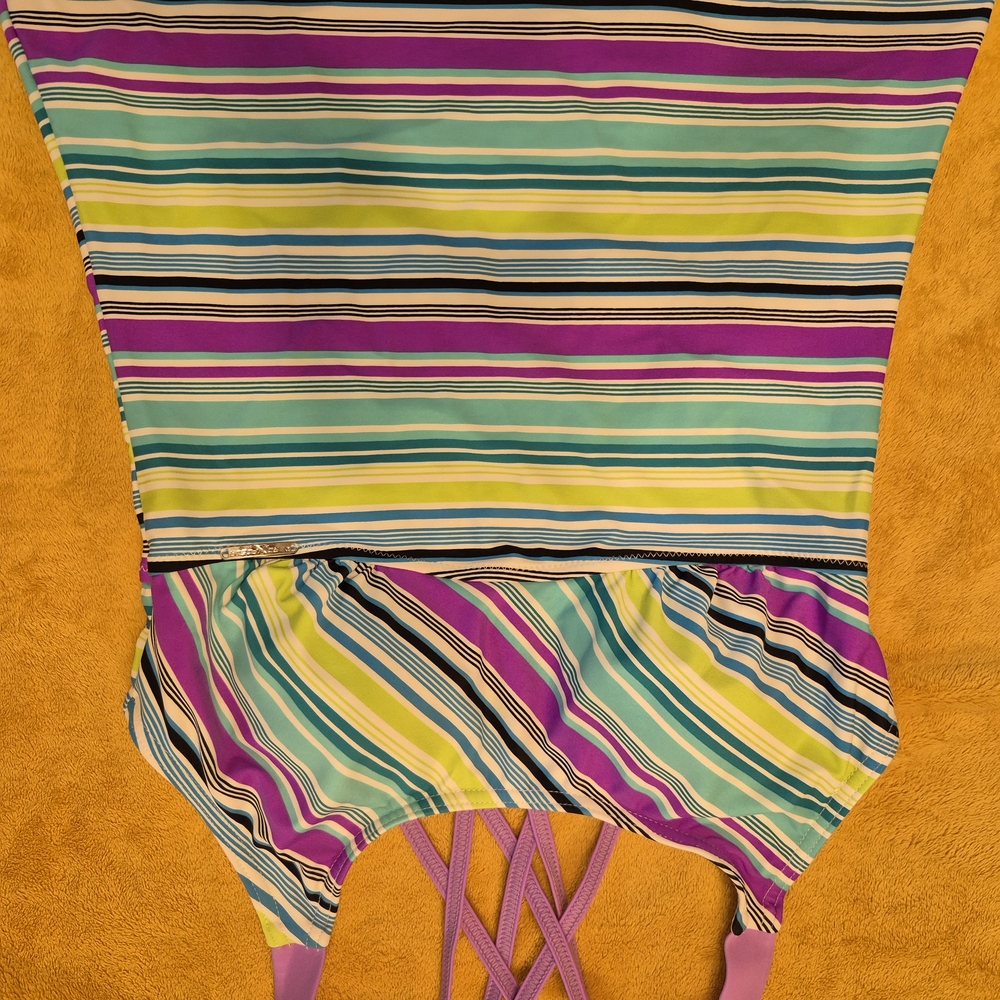 ZeroXposur Vibrant Striped Bikini